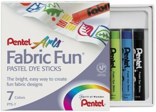 Pentel Arts Fabric Fun Pastel Dye Sticks Set of 7 - Me Books Store