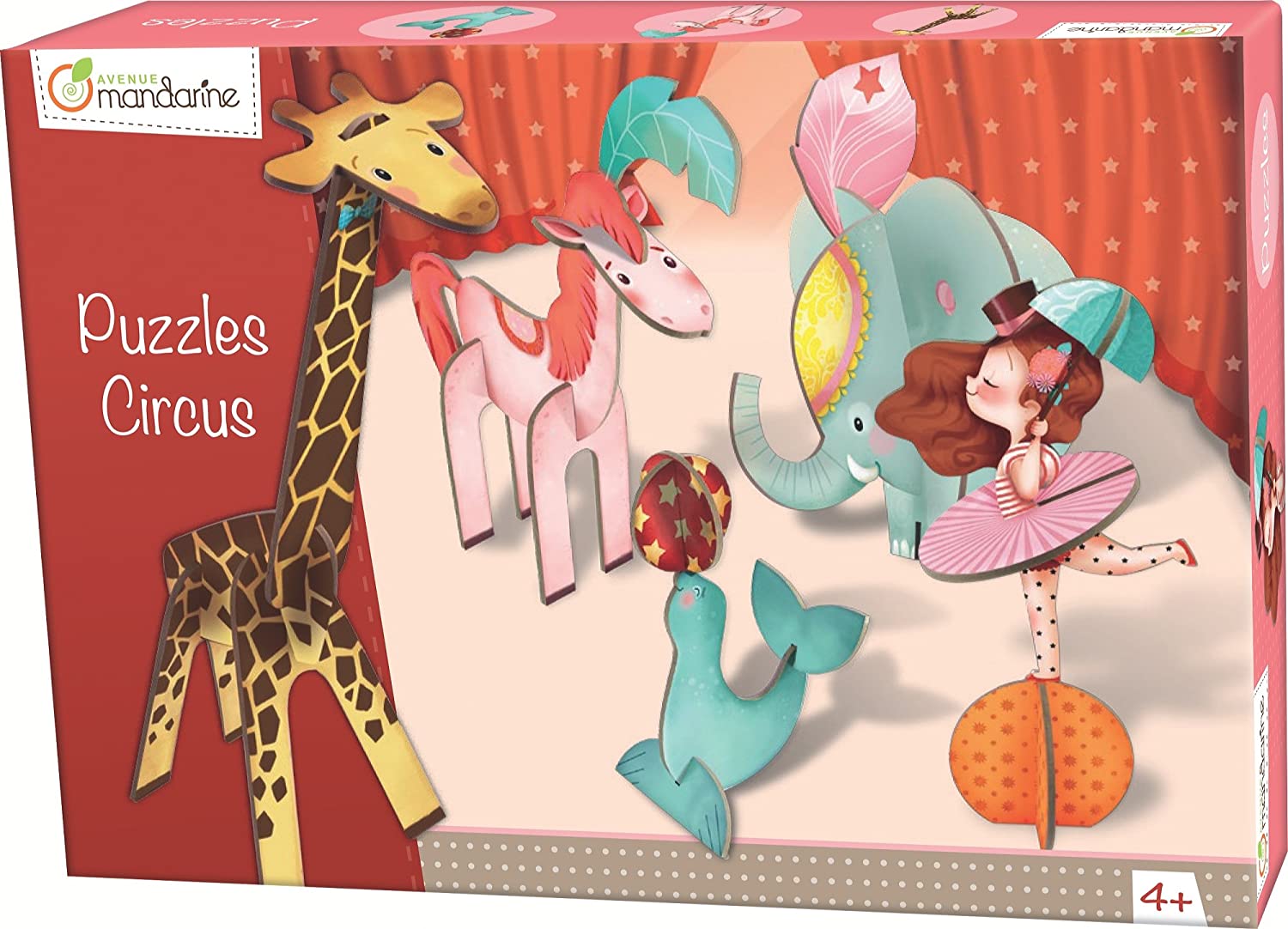 Avenue Mandarine 3D Puzzles - Circus Girl - Me Books Asia Store