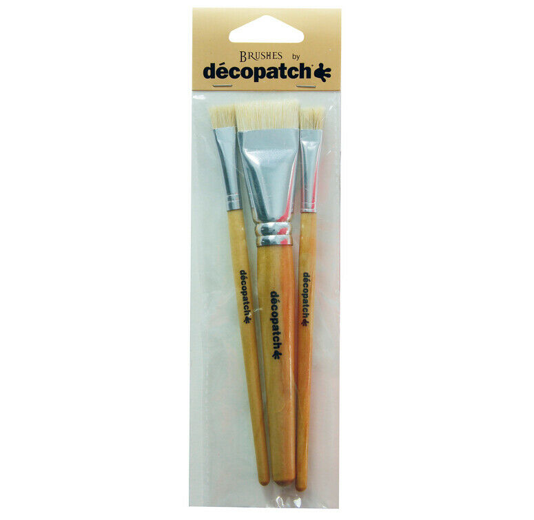 DECOPATCH Accessories:Brush-Pure Silk 3 Pack - Me Books Asia Store