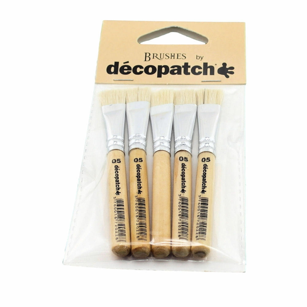 DECOPATCH Accessories:Brush-Pure Silk No.5 5 Pack - Me Books Asia Store