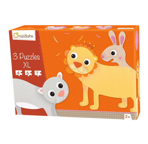 Avenue Mandarine 3 XL Puzzles - Hairy Animals - Me Books Asia Store