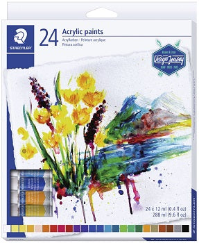 Staedtler Acrylic Paints 24 colours - Me Books Store