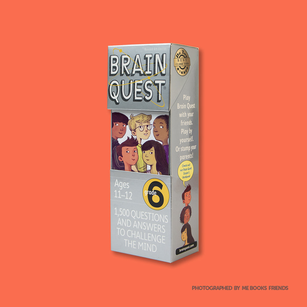 Brain Quest: Grade 6: 1,500 Questions and Answers to Challenge the Mind - Me Books Store