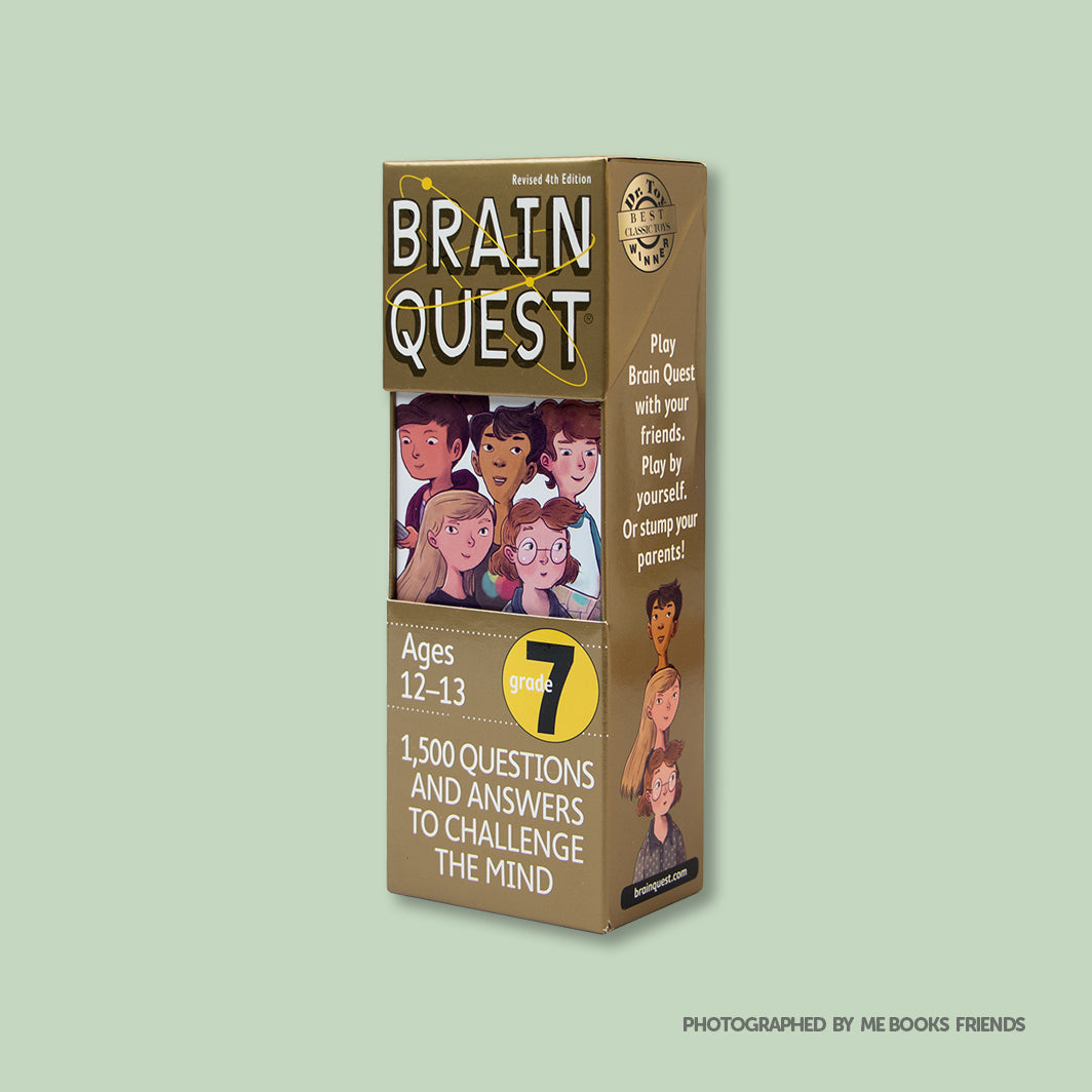 Brain Quest Grade 7: 1,500 Questions and Answers to Challenge the Mind - Me Books Store
