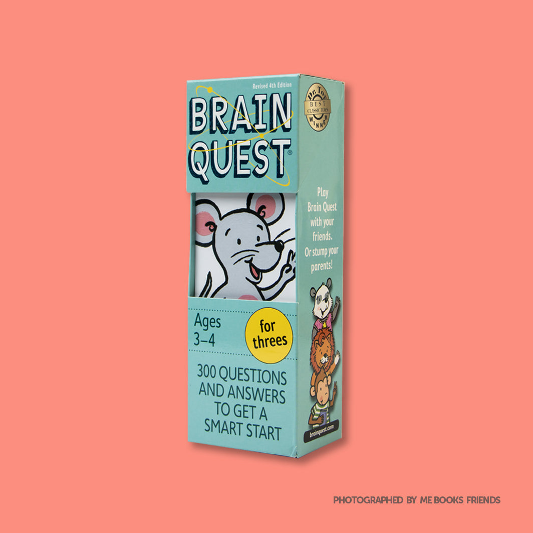 Brain Quest for Threes: 300 Questions and Answers to Get a Smart Start - Me Books Store