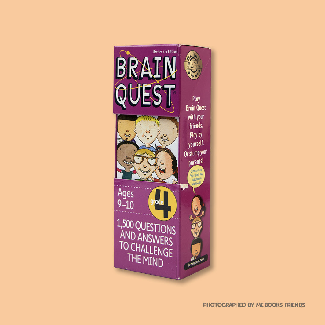 Brain Quest Grade 4: 1,500 Questions and Answers to Challenge the Mind - Me Books Store