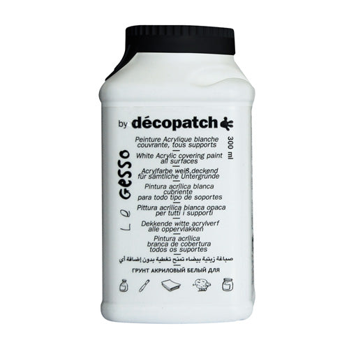 Décopatch GESSO White Acrylic Covering Paint - Me Books Asia Store