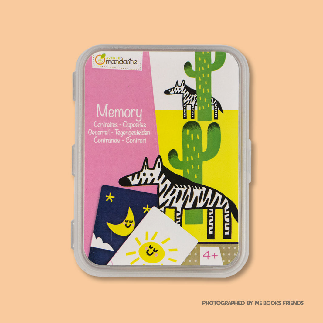Avenue Mandarine Card Games Memory Opposites - Me Books Store