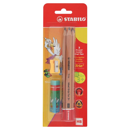 Stabilo Trio Jumbo Pencils Blister 3s+4562+1199 - Me Books Store