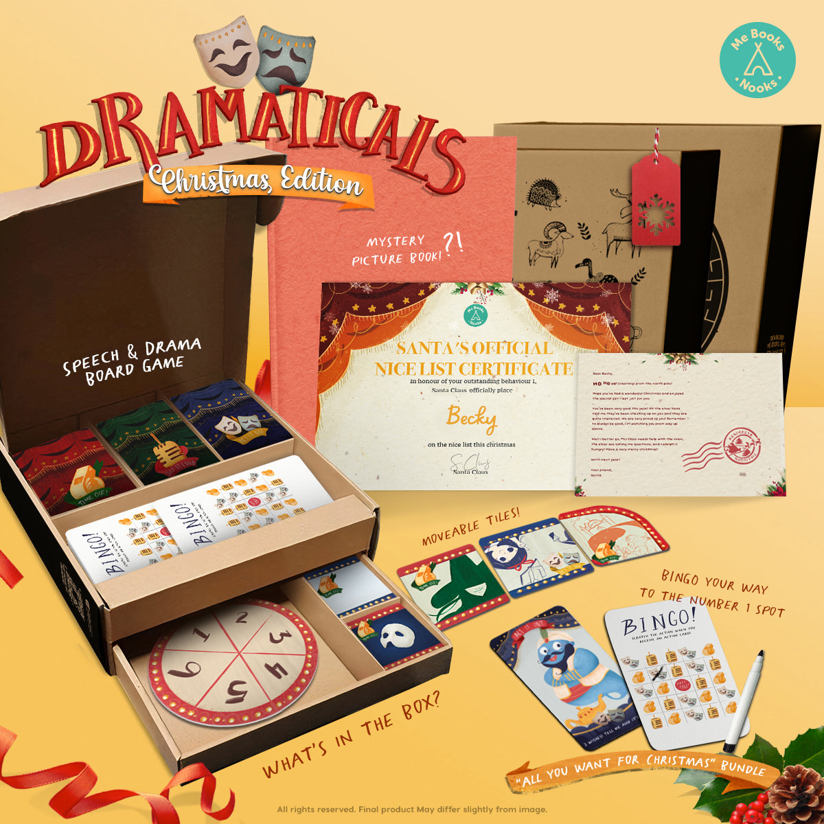 Dramaticals (Christmas Edition): A Speech and Drama Board Game