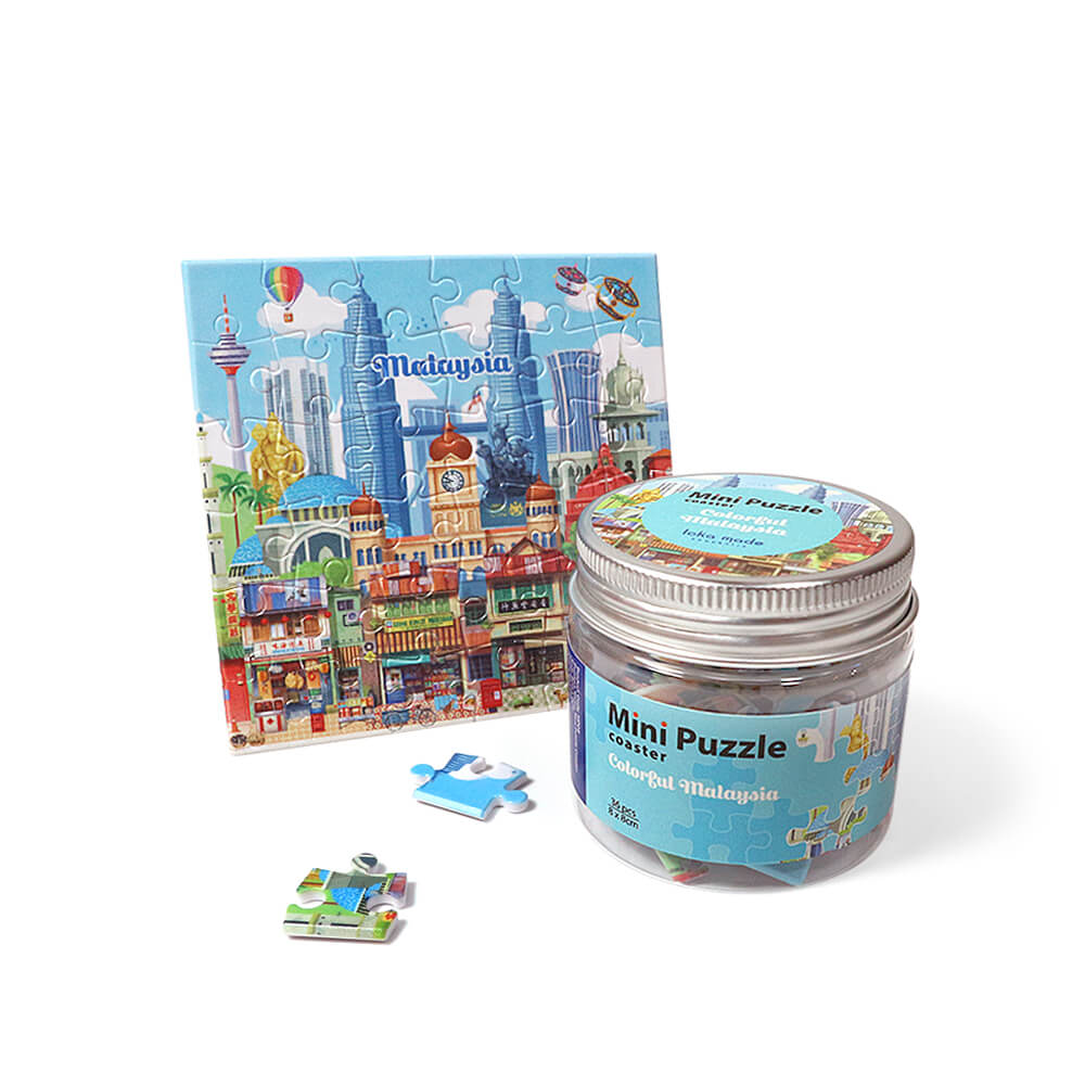 MP09 Mini Puzzle Colourful Malaysia - Me Books Asia Store